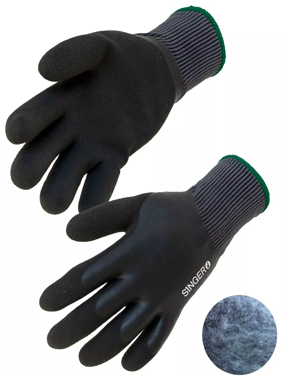 Gants SINGER SAFETY Nylon enduit latex - Double couche - LAT57