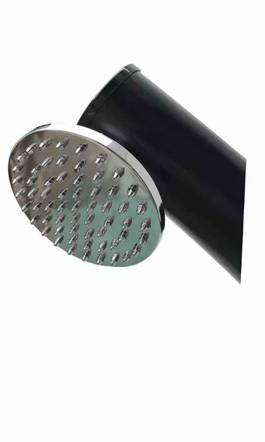 Douche solaire summer fun, 20L, courbée, noire, H: 125 cm - AQUALUX - 2400053