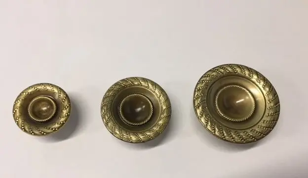 Bouton de meuble Style Empire Laiton Patiné