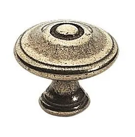 Bouton régence  Laiton Vieilli CADAP