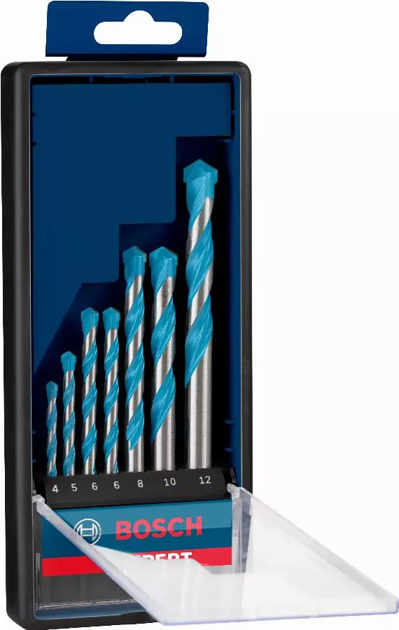 Set 7 Forets multi matériaux CYL-9 Expert BOSCH 4/5/6/6/8/10/12 mm - 2608900647