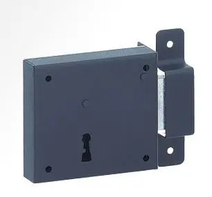 Serrure horizontale à pene dormant seul coffre 160x80mm THIRARD