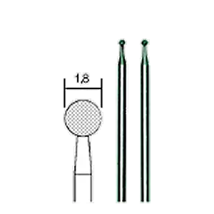 Forets diamantés pour le verre en forme sphérique Ø 1.8 - PROXXON - 28222