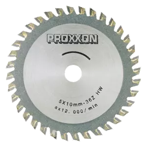 Lame de scie circulaire soudée HM pour bois 36T - PROXXON - 28732