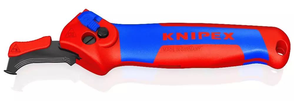 Couteau de dénudage à levier d'entrainement - KNIPEX - 16 50 145 SB