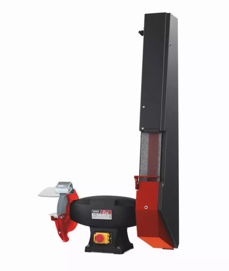 Touret combiné FEMI 296 EVO - 1100 W Triphasé - Ø 200x25x20 mm - Avec bande inclinable - 8061032