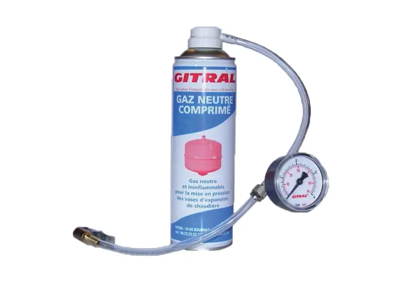 Kit gonflage air 650 ml GITRAL pour vase expansion - 910533