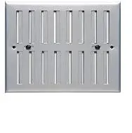 Grille aération réglable en aluminium-[Dimensions:130 x 168]