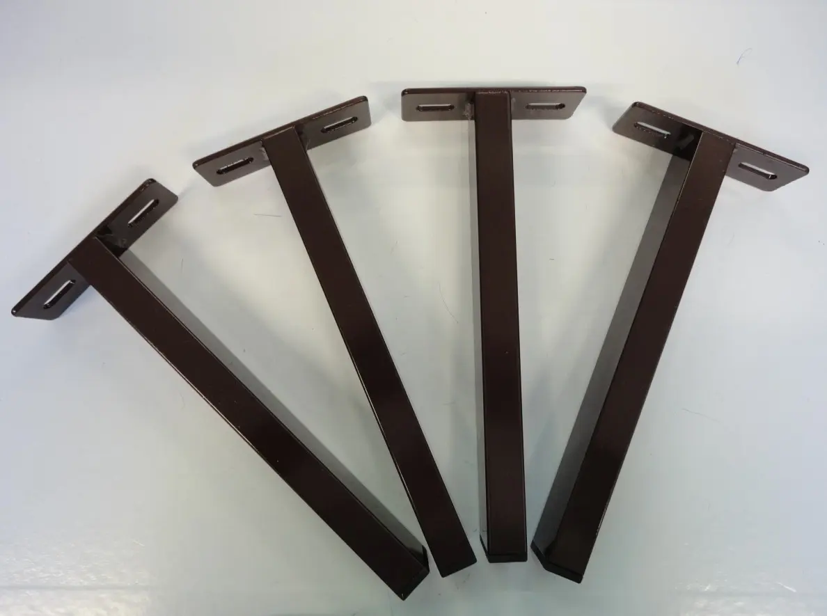 Jeu de 4 pieds pour sommier à lattes  Réf  105500