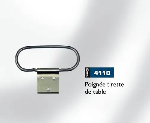 Poignée tirette de table Ref 4110