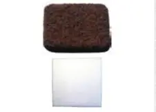 Patin feutre adhésif 100x200mm-[Couleur:Blanc]