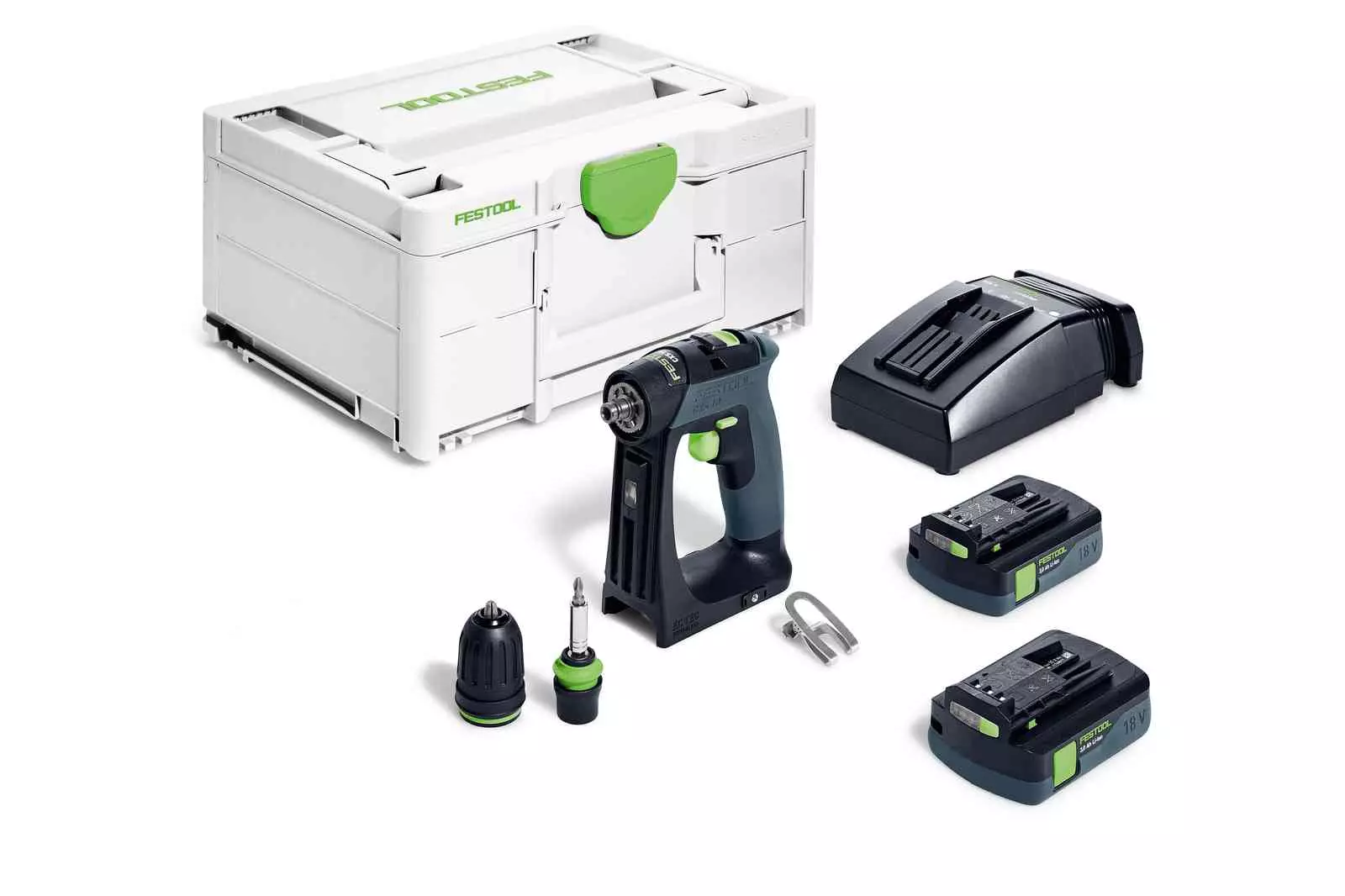 Perceuse-visseuse sans fil CXS 18 C 3,0-Plus - FESTOOL - 2 batteries 18V 3.0AH - Chargeur - Systainer -  576883
