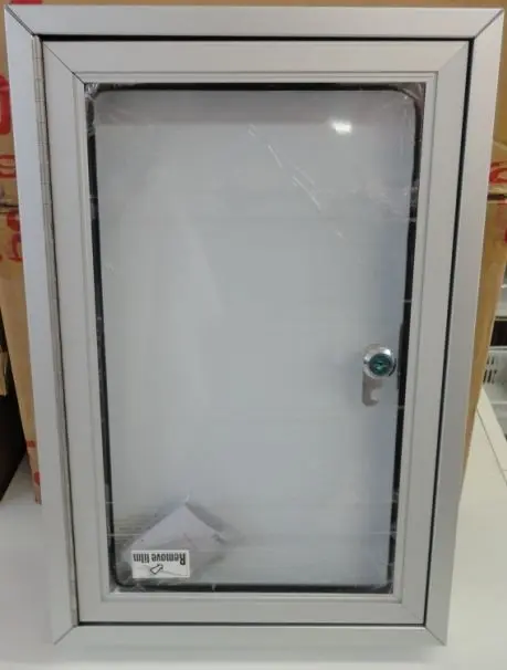 Tableau affichage Magnétique 1 Feuille avec vitre