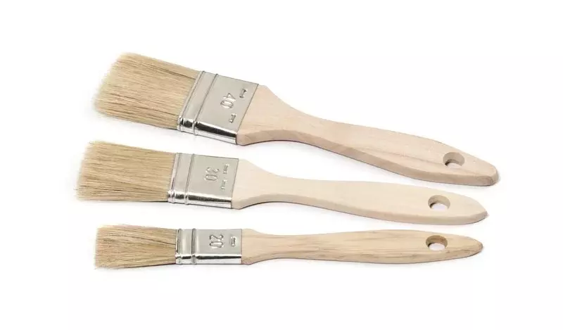 Lot de 3 pinceaux bruts - 20-30-40 cm - OUTIL PARFAIT - 2900000