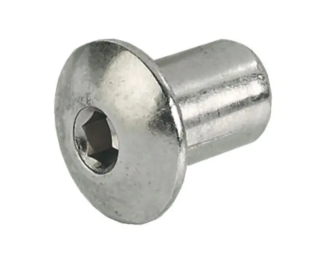 Ecrou douille M6 Tête 6 pans creux