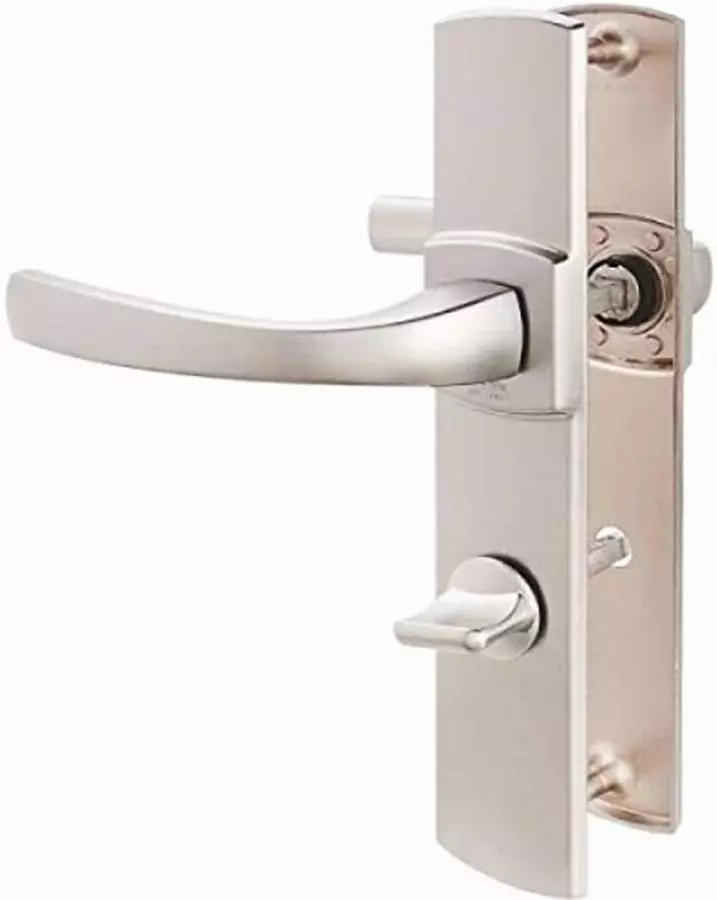 Ensemble muze ASSA ABLOY entraxe 195 condamnation chrome velours - 86445