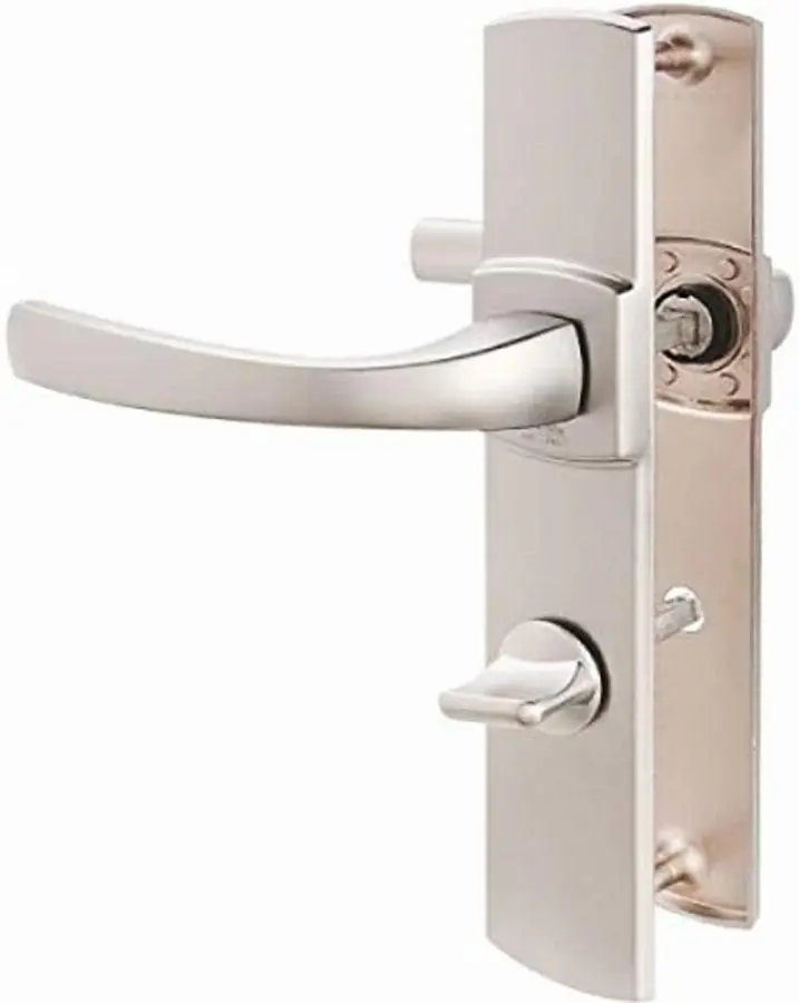 Ensemble muze ASSA ABLOY entraxe 195 condamnation chrome velours - 86445