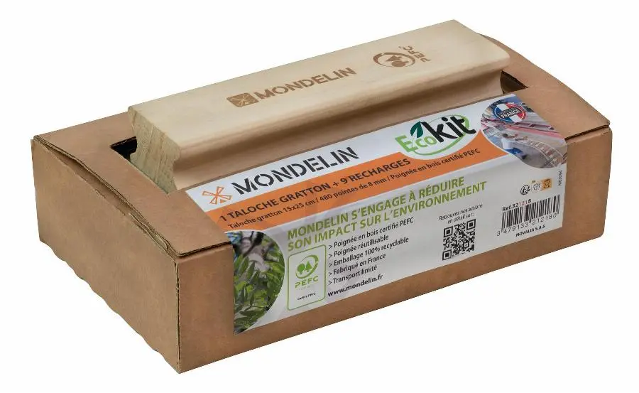 Ecokit gratton 480pointes 8MM (1 taloche+9 recharges) PEFC  - MOB - 321218