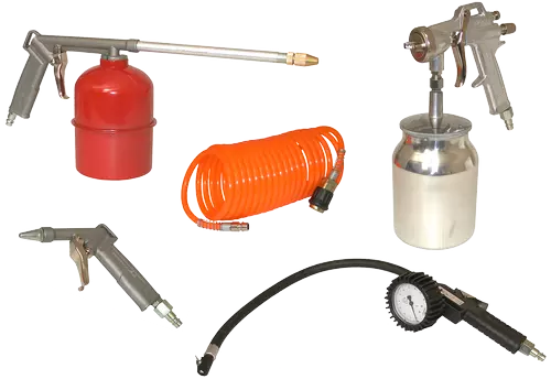 Kit découverte accessoires air LACME pistolet + soufflette + gonfleur - 325000 