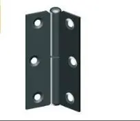 Charnière à dégonder en Acier Nickelé Ref  2002 Monin-[Dimensions:80 x 50 G]