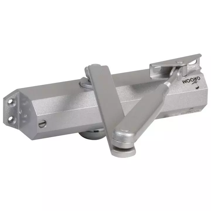 Ferme-porte complet bras standard argent GR 010 force 3 GROOM - 503111