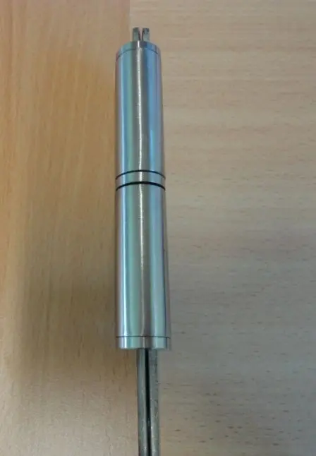 Paumelle "LOUTRE" INOX 160 x 80 Bout rond-[Sens ouverture:Gauche]