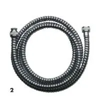 Fléxible de douche chromé en 150cm