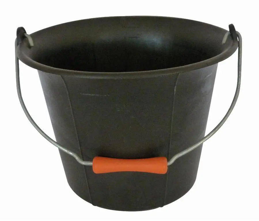Seau de maçon plastique 11L 5.3MM + poignée - MOB - 341081