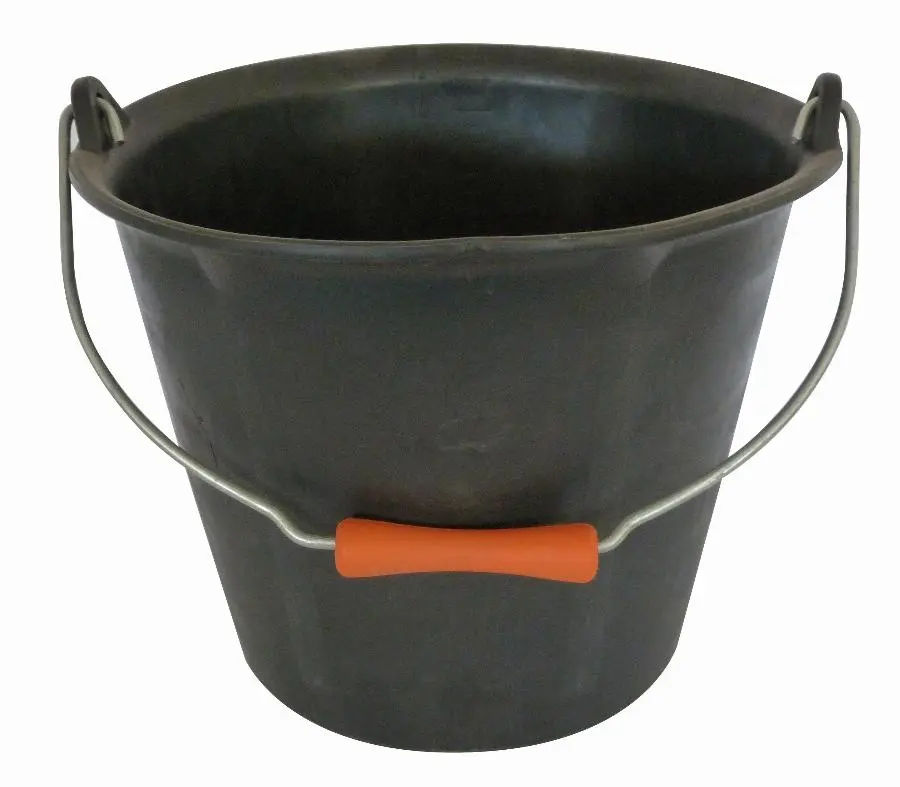 Seau prochok noir 12L anse 5.3MM + poignée - MOB - 341141