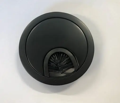 Passe- cables D60mm métal-[Finition:Chromé mat]