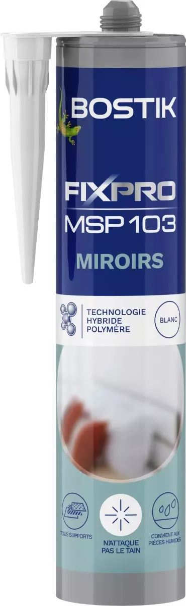 Colle Mastic FIXPRO MSP 103 Miroirs 290ml - BOSTIK - 30618384