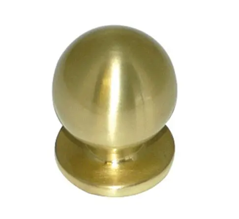 Bouton boule Zamak Satiné 00401 CADAP