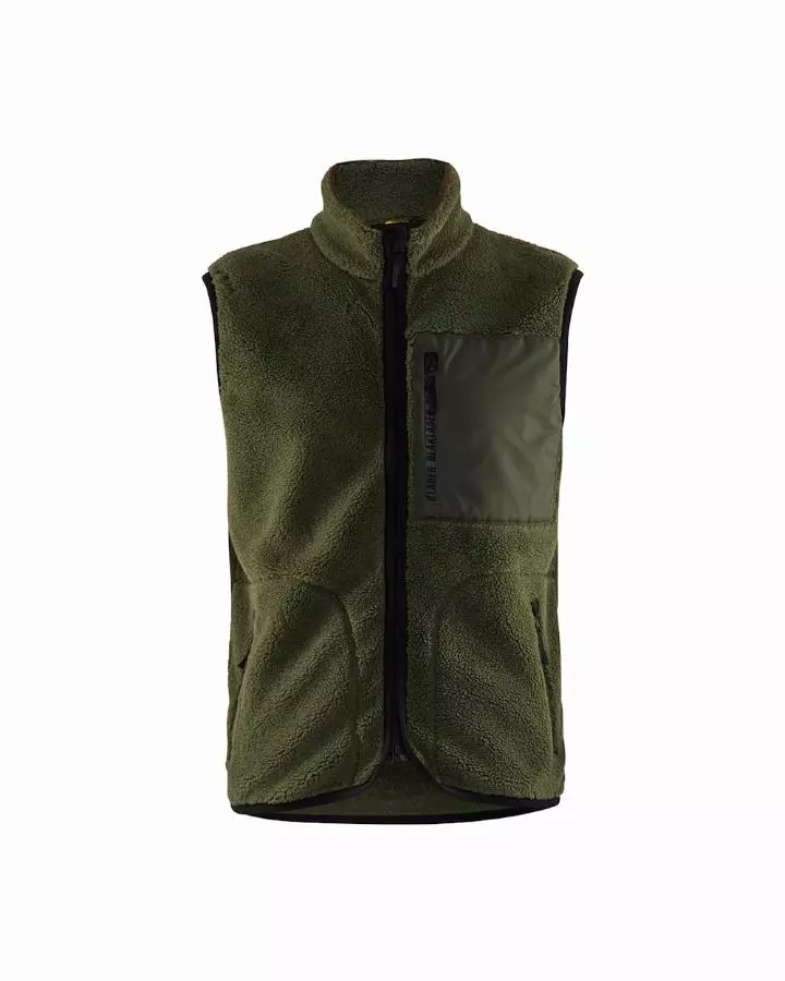 Veste polaire - BLAKLADER - Vert automne T.M 382029554109