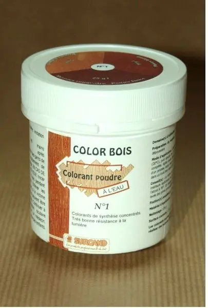 COLOR BOIS Colorant poudre à l'eau