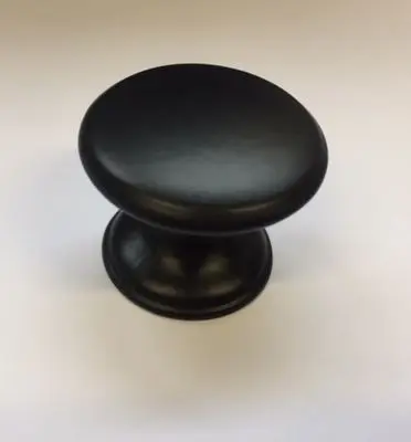 Bouton 756 rond 33mm Métal Noir