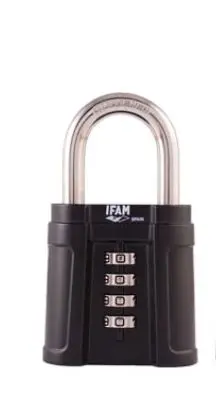 Cadenas à combinaison BLACK FORCE  IFAM (Anse Normale)