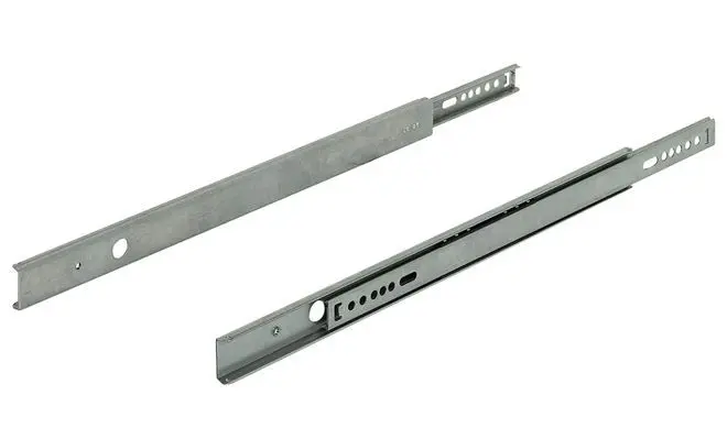 Coulisses à billes Ht 27mm Acier-[Dimensions:342mm]