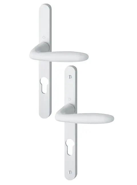 Ensemble porte fenêtre étroit  Vérona E.92mm  en Alu Blanc