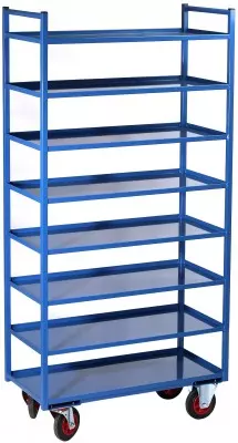 Servannte multi-niveaux à 8 plateaux tôle 935 x 435 mm 400 kg - FIMM - 880000566