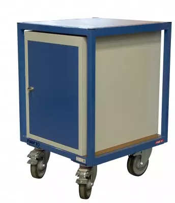 Servante atelier 1 plateau bois 600 x 600 mm 400 kg - FIMM - 880010597