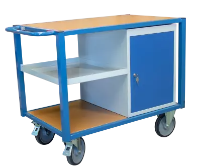  Servante d'atelier équipée 1 bloc porte et 1/2 plateau tôle 500 kg - FIMM - 880002993 