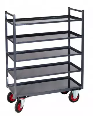  Servante multi-niveaux à 5 plateaux tôle 935 x 435 mm 400 kg - FIMM - 880000560