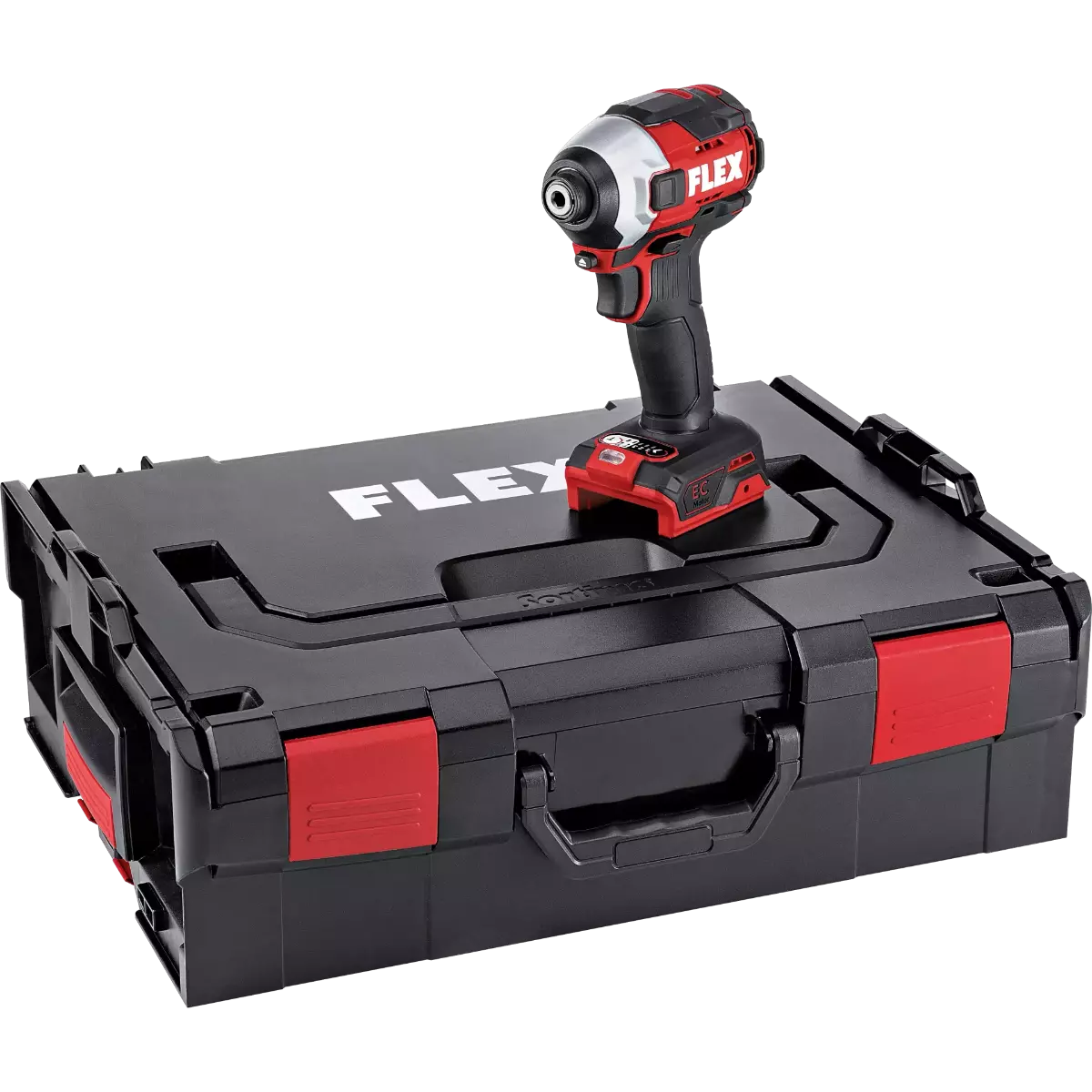 Visseuse à percussion FLEX 18V - Sans batterie, ni chargeur - Avec réserve d'embouts + L-BOXX - 520764