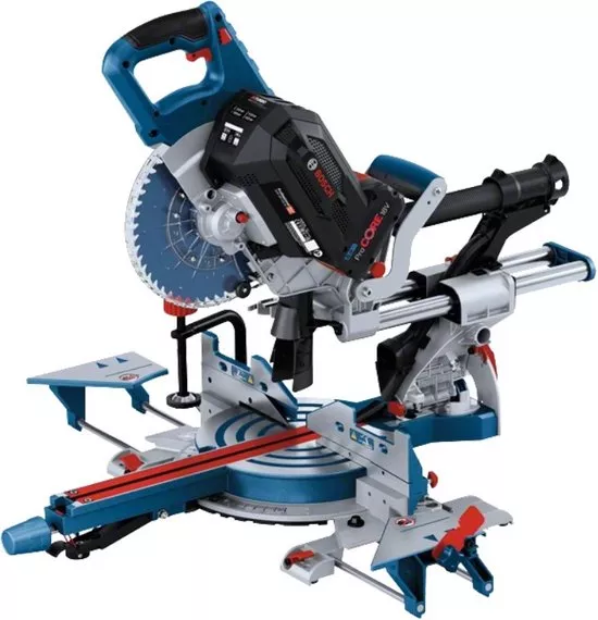 Scie à onglet sans fil GCM 18V-216 DC Biturbo BOSCH PRO - sans batterie ni chargeur - 0601B47000