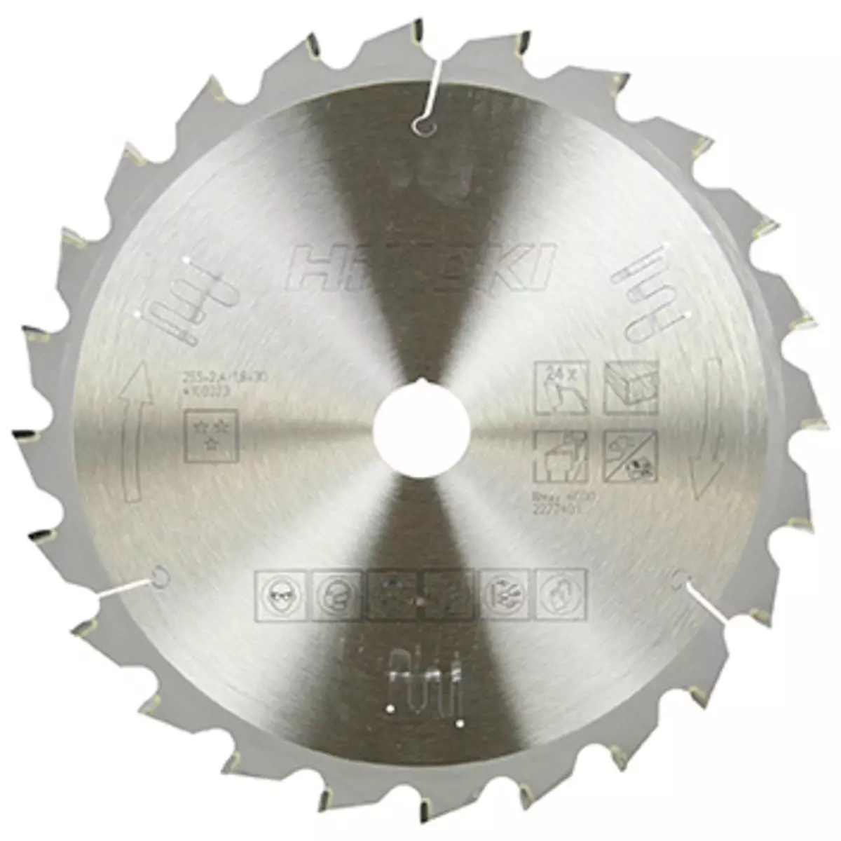 Lame de scie pour bois 255 x 30 x 1,8 mm, 24 dents - 4100023