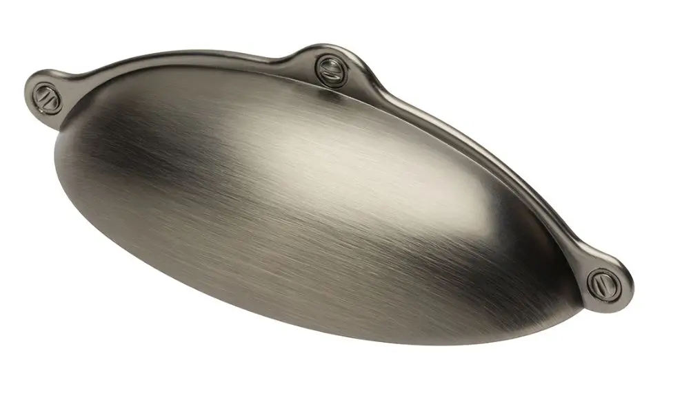Poignée coquille Zamak Titanium E.64mm