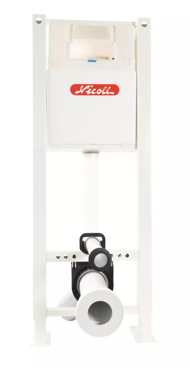 Bâti-support Virtuo One autoportant sans plaque de commande, réservoir 3/6 l - NICOLL - WBS1P