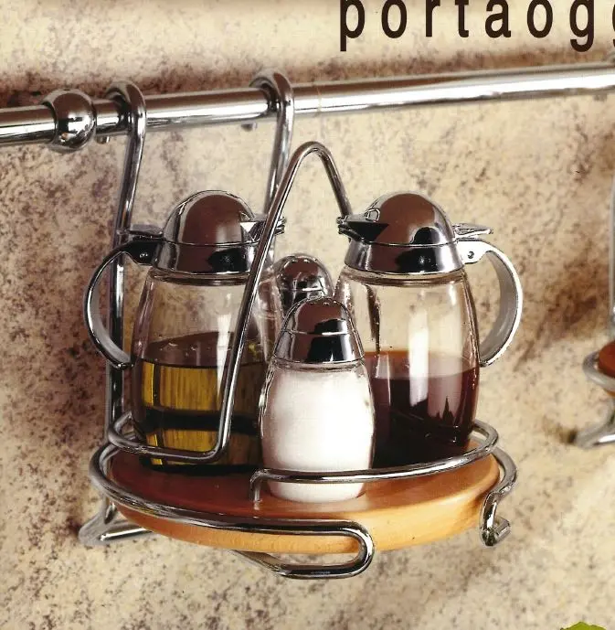 Porte sel poivre huile vinaigre pour crédence 31125