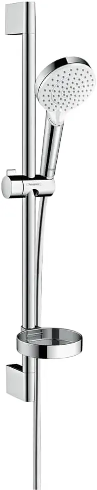 Set de douche Crometta  Vario avec barre Unica'Croma 65 cm et porte-savon blanc/chromé - HANSGROHE  - 26553400