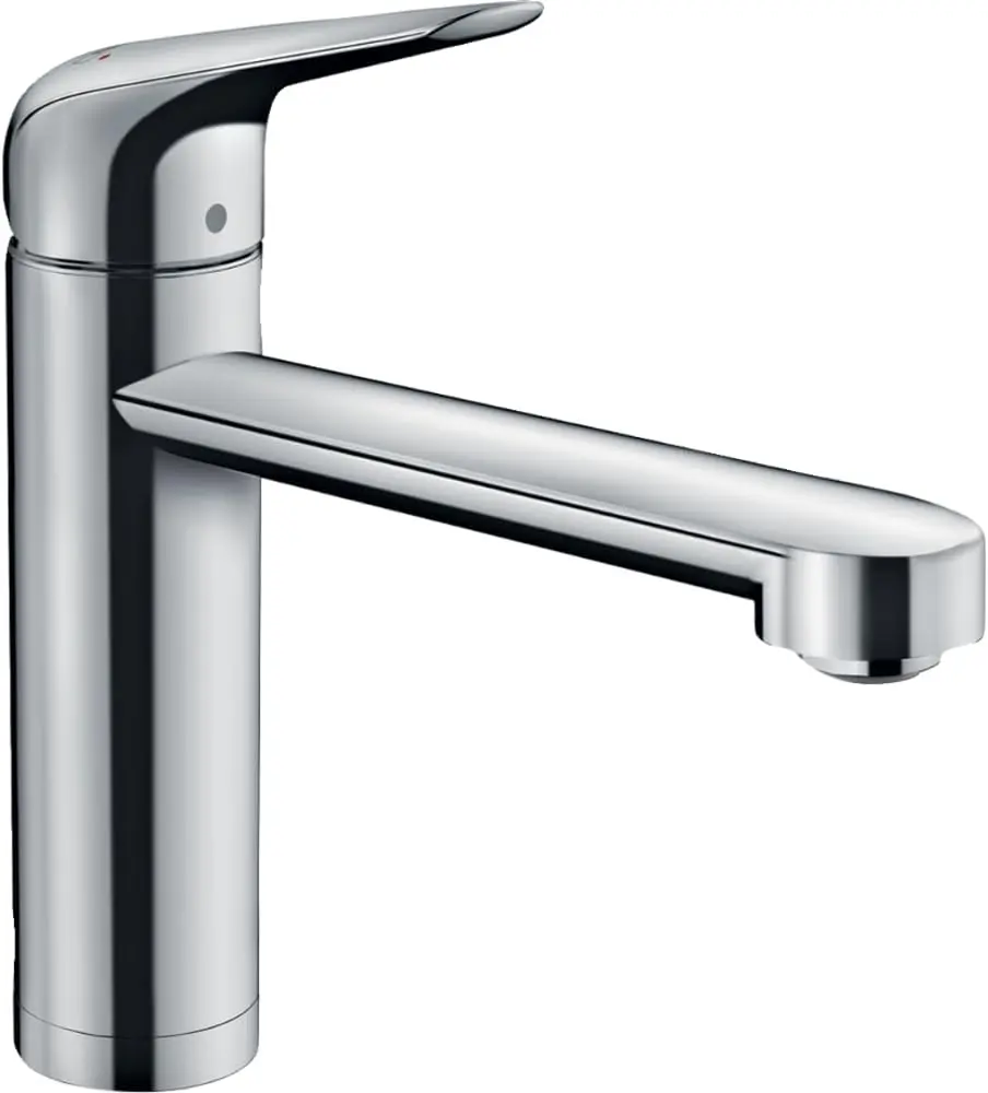 Mitigeur de cuisine HANSGROHE Focus M42 , installation devant une fenêtre, 1 jet chromé - 71807000
